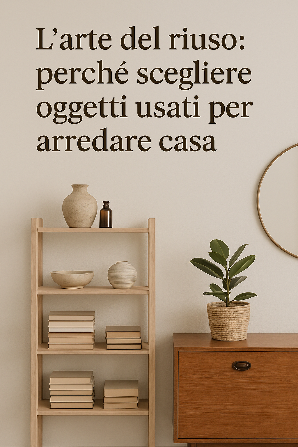 L’arte del riuso: perché scegliere oggetti usati per arredare casa