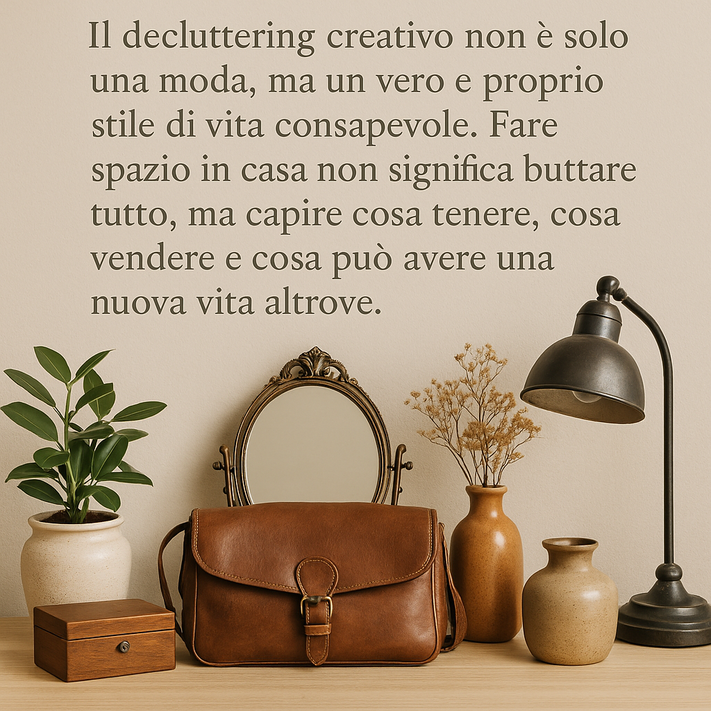 Decluttering creativo: cosa vendere, cosa acquistare?