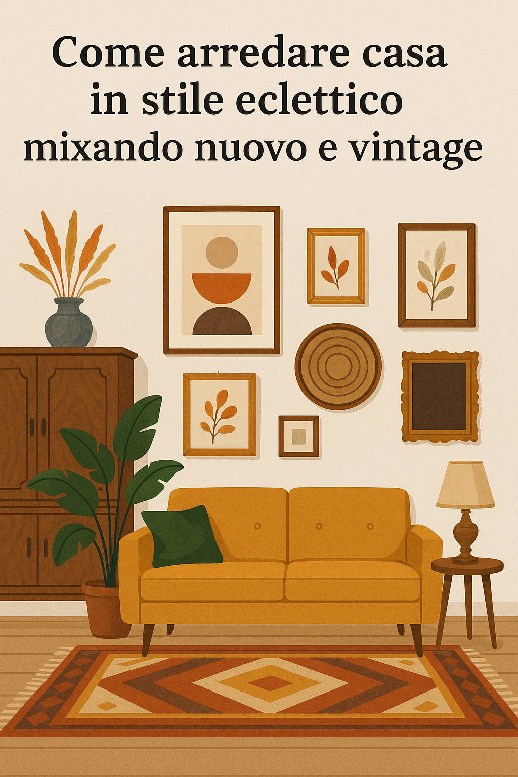 Come arredare casa in stile eclettico mixando nuovo e vintage