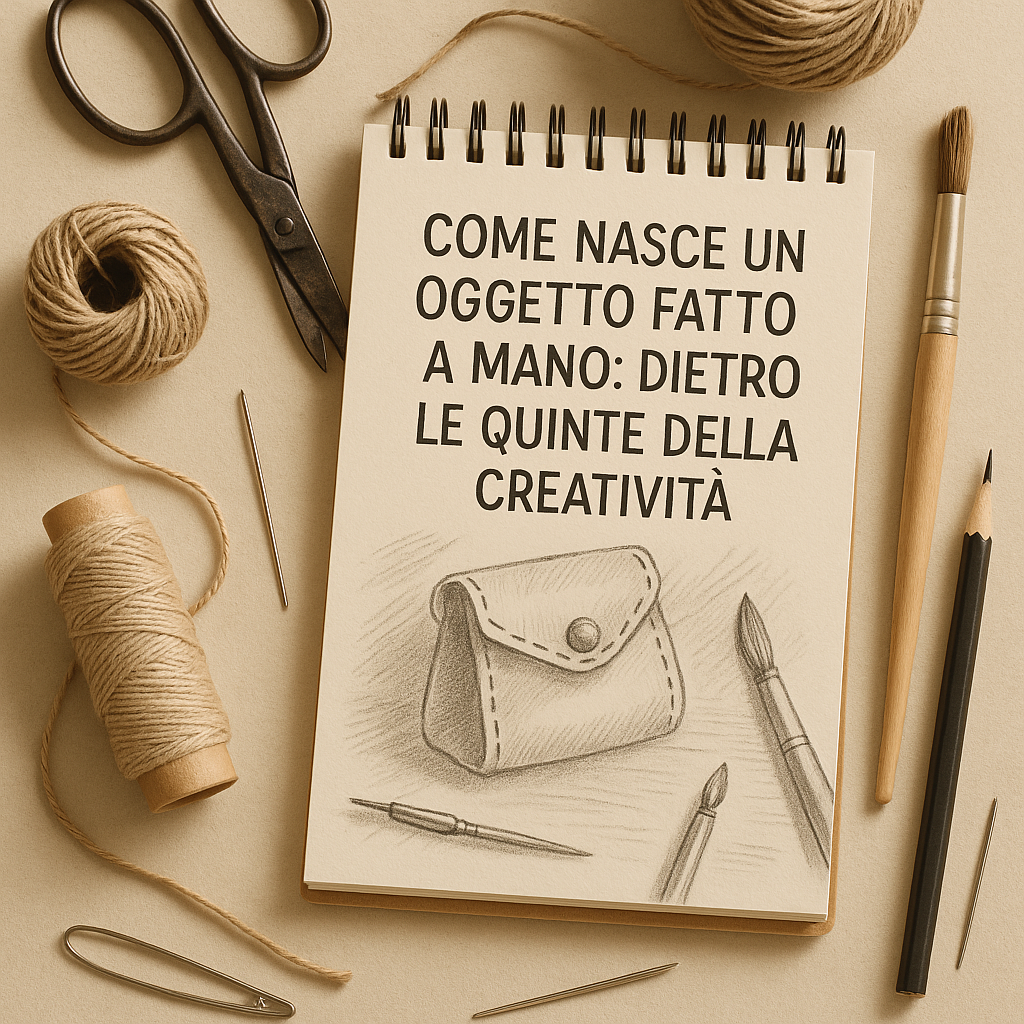 Come nasce un oggetto fatto a mano: dietro le quinte della creatività