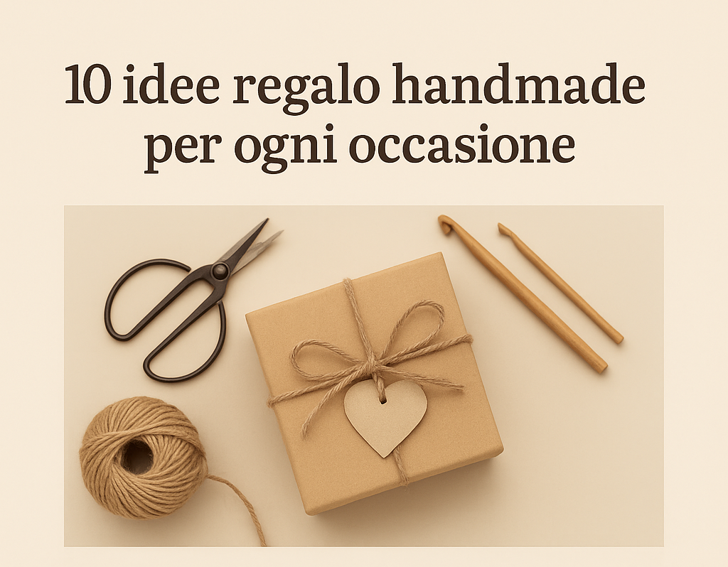 10 idee regalo handmade per ogni occasione