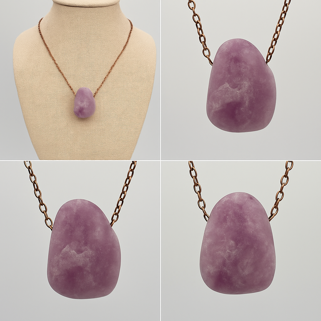 Collana in Lepidolite – Armonia, Calma e Bellezza Naturale