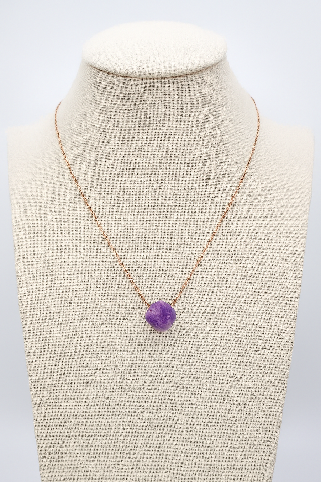 Collana in Lepidolite Fatta a Mano – Eleganza Naturale e Energia Rilassante