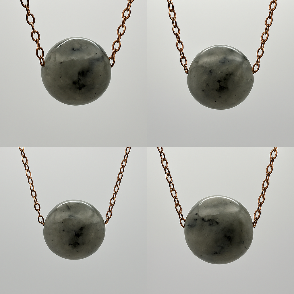 Collana in labradorite fatta a mano – Luce interiore e mistero