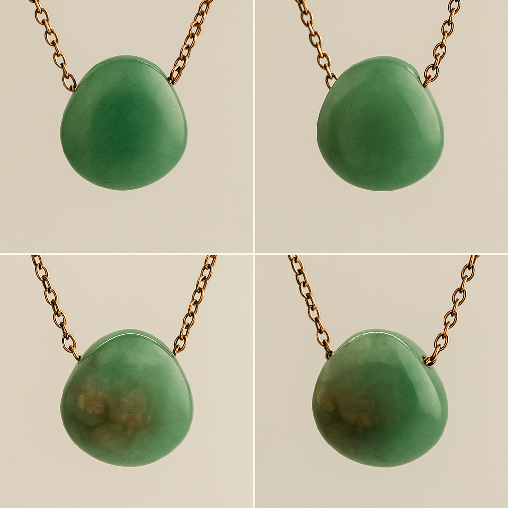 Collana in Avventurina Fatta a Mano - porta fortuna 🍀