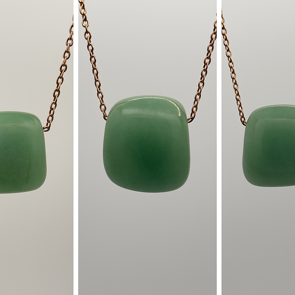 Collana in Avventurina Fatta a Mano - porta fortuna 🍀