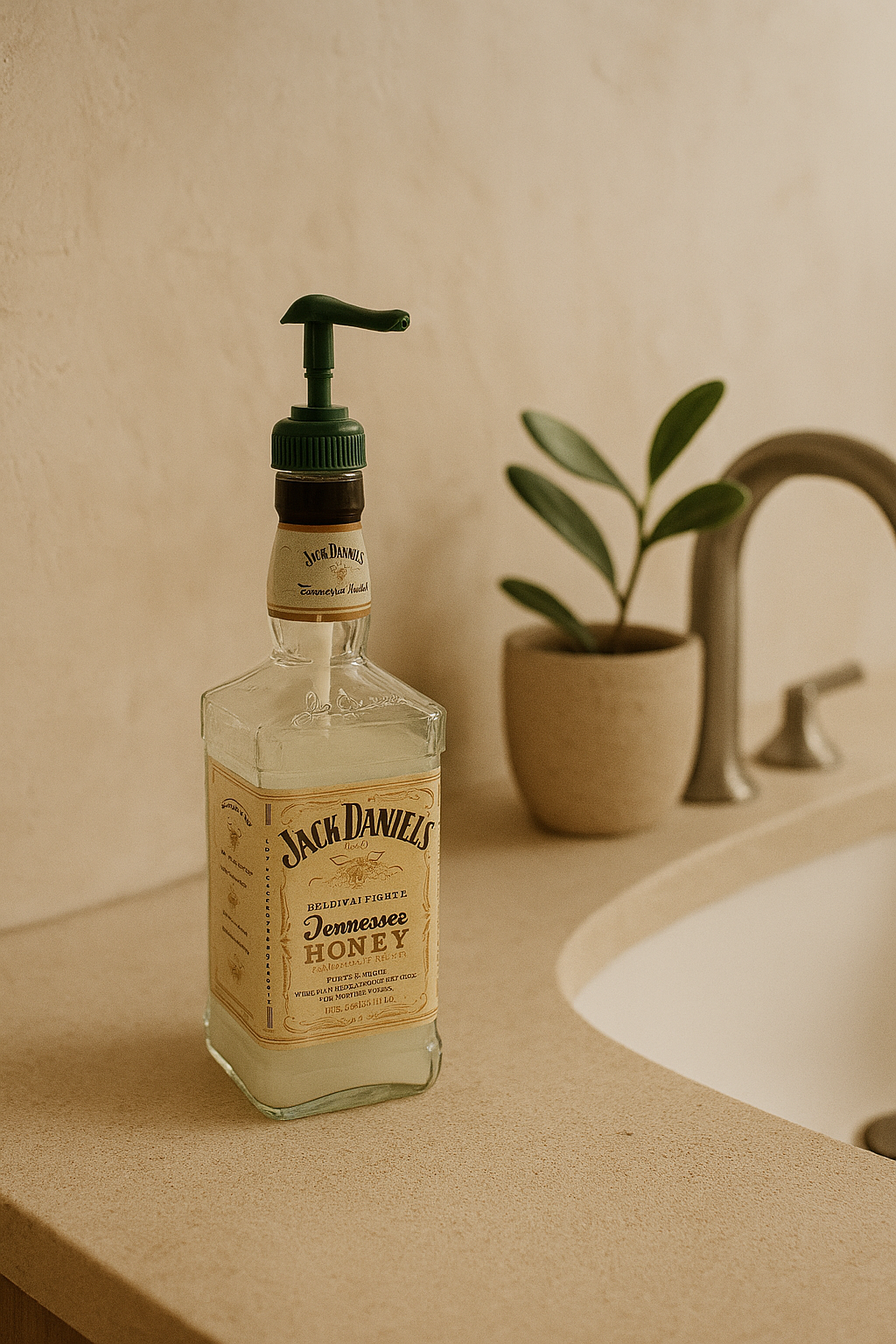 Dispenser artigianale da bottiglia Jack Daniel’s – Tennessee Honey Edition